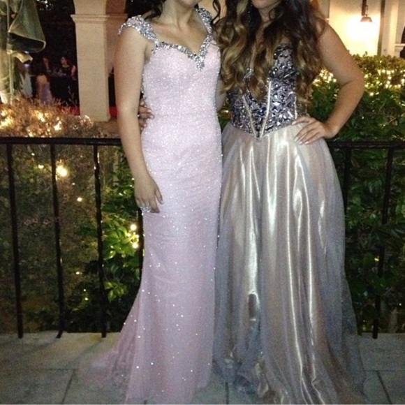 Sherri Hill pink embellished evening gown size 2 - Picture 16 of 16